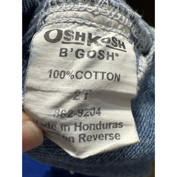 Vintage Oshkosh B'Gosh‎ Vestbak Denim Pant Overalls Size 2T - Picture 4 of 8